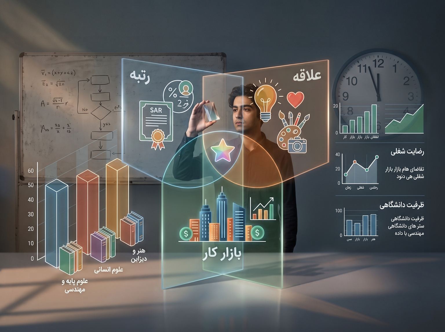 انتخاب رشته داده‌محور؛ چگونه رتبه، علاقه و بازار کار را کنار هم بگذاریم؟